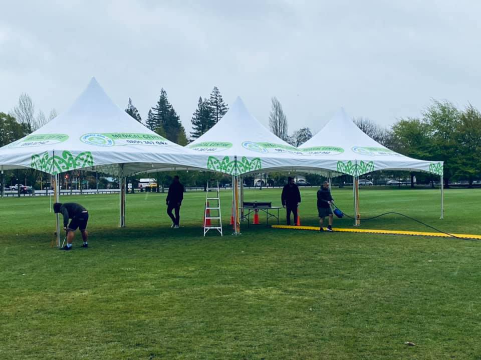 pop-up emergency tent